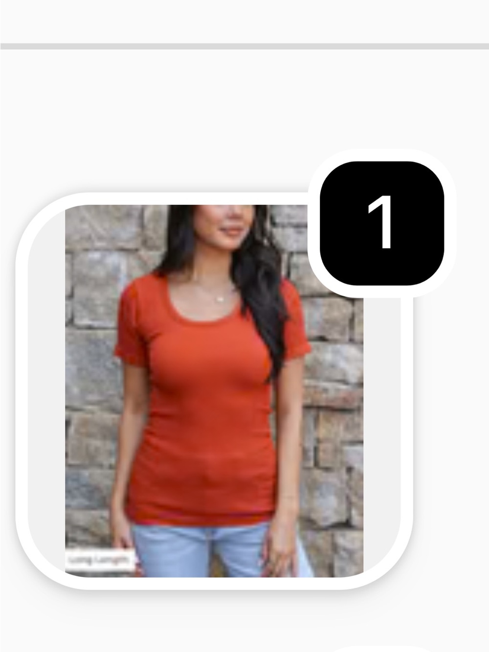 Grace & Lace Cozy Ribbed Orange Knit Top